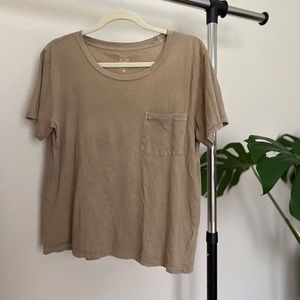 J Crew Garment Dyed Slouchy Tee